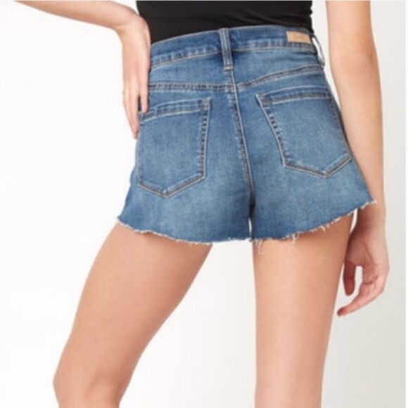 Blank NYC The Lenox Distressed Jean Shorts Size 26 - Picture 2 of 8